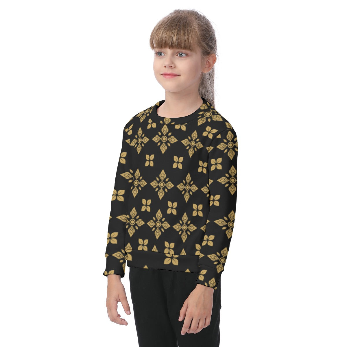 Kid's Heavy Fleece Sweatshirt-girls