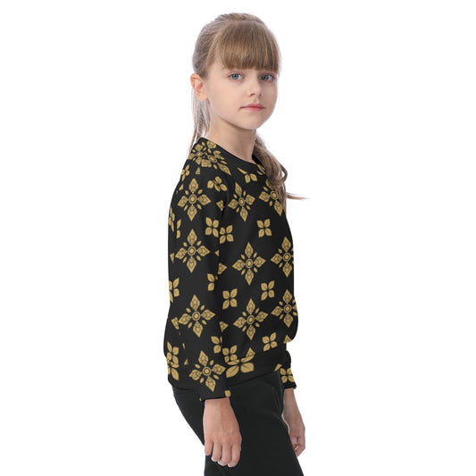 Kid's Heavy Fleece Sweatshirt-girls