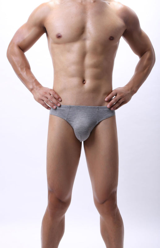 Men's Bamboo Fiber Floral Yarn Briefs