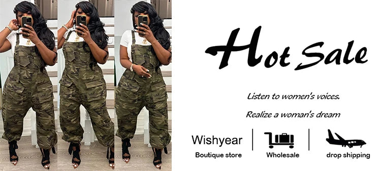 Vintage Camouflage Jumpsuits with Straps Women Fashion Pocket One Piece Wide Leg Pants Overalls Streetwear Loose Rompers y2k
