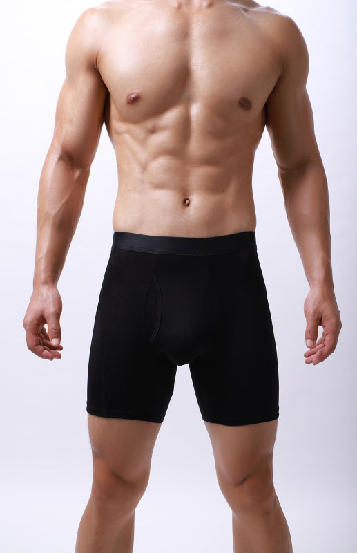 Men's High Elasticity Simple Style Knit Polyester Underwear Loungewear