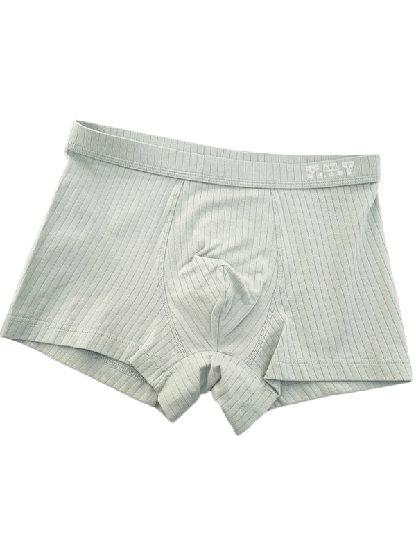 Men's pure cotton one piece boxer briefs