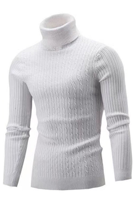 Men's Classic Long Sleeve Turtleneck Sweater