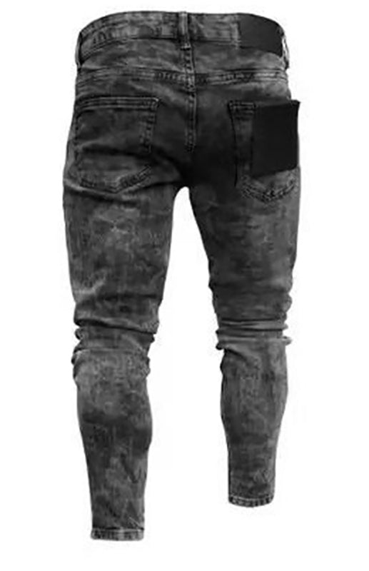 Men's Distressed Street Style Skinny Jeans