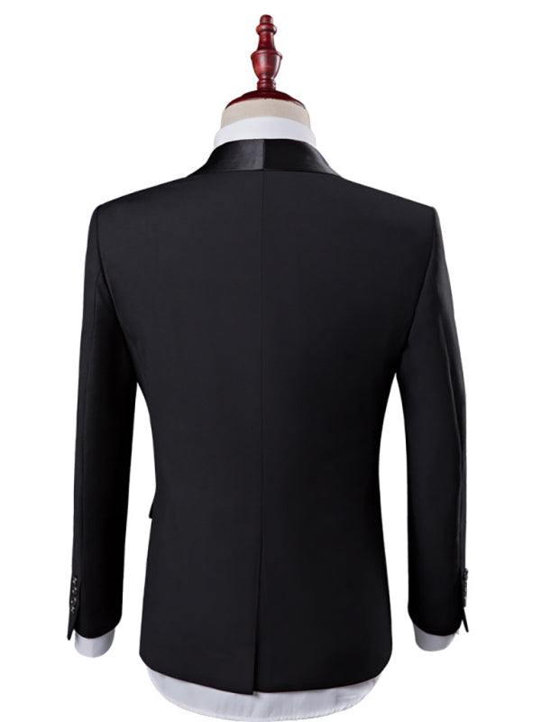 Men's Stylish Lapel Collar Business Suit