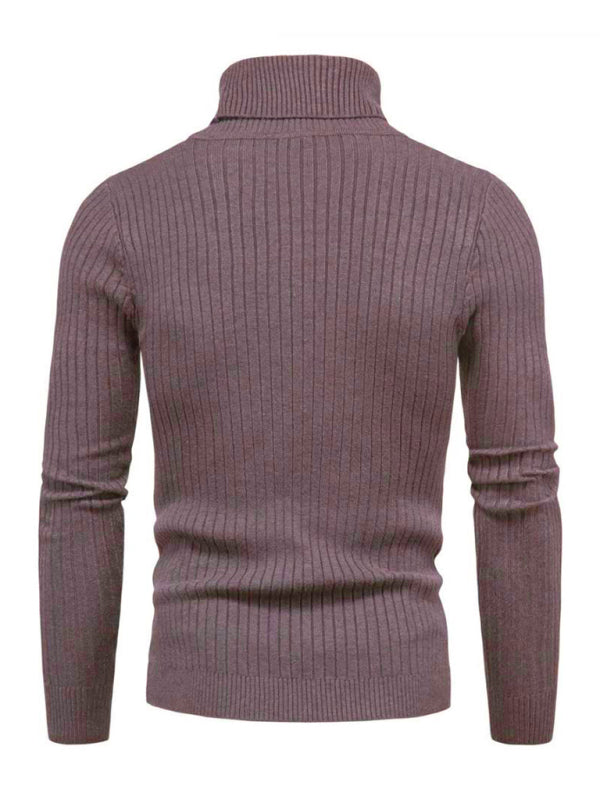 Men's knitted sweater cross-border turtleneck slim fit bottoming sweater