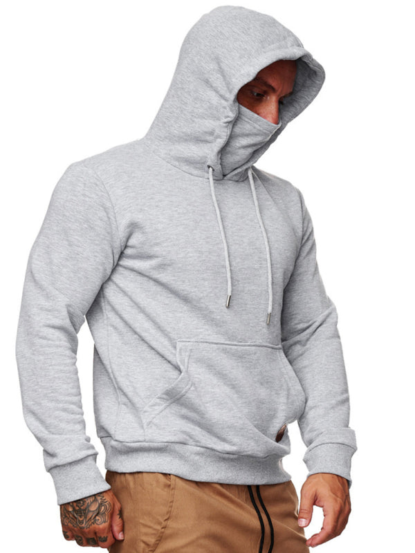 Men's Sweatshirt Hoodie Long Sleeve T-Shirt Call of Duty Sweatshirt Face Mask