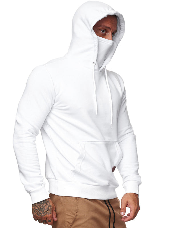 Men's Sweatshirt Hoodie Long Sleeve T-Shirt Call of Duty Sweatshirt Face Mask