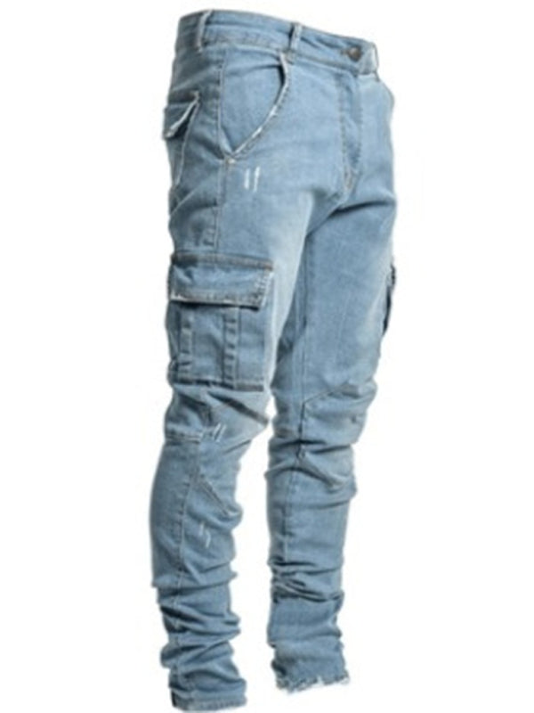 Men's Side Pocket Skinny Jeans For Men