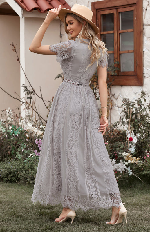 Women's  Fill Your Heart Lace Maxi Dress