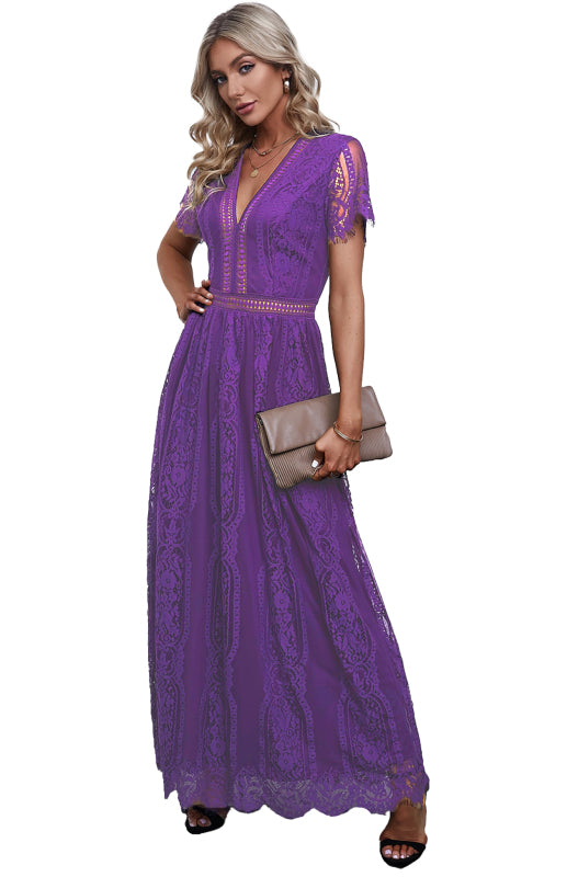 Women's  Fill Your Heart Lace Maxi Dress