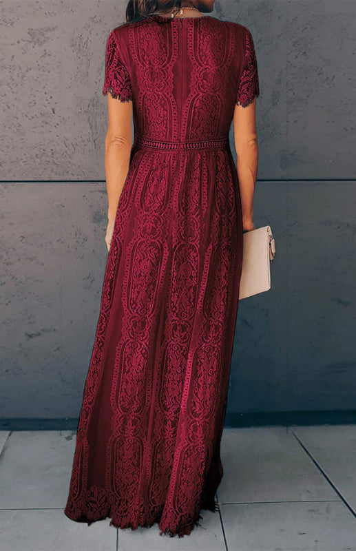 Women's  Fill Your Heart Lace Maxi Dress